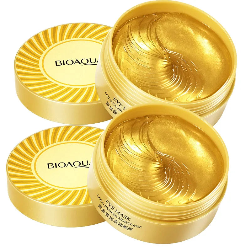 60PCS Collagen Eye Masks – Hydrating, Firming & Anti-Dark Circle Gel Patches