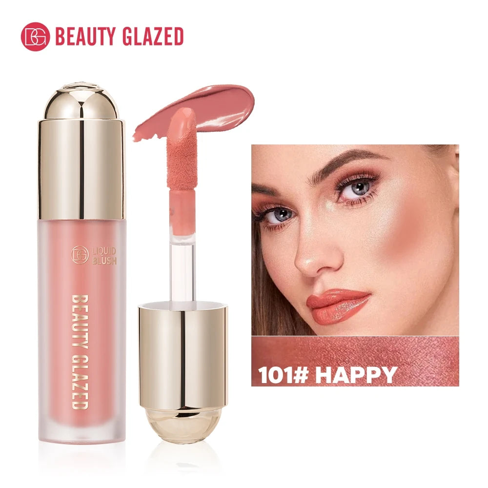 Glazed Velvet Matte Liquid Blush – Long-Lasting Natural Cheek Tint