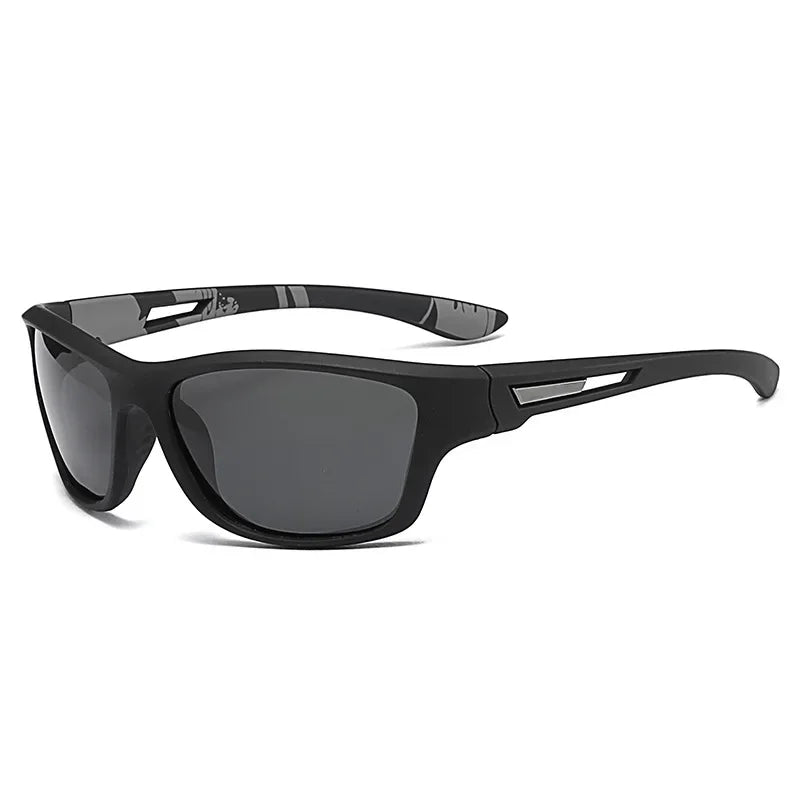 Men’s Polarized Sports Sunglasses with Rope – UV400 Outdoor Driving & Hiking Eyewear