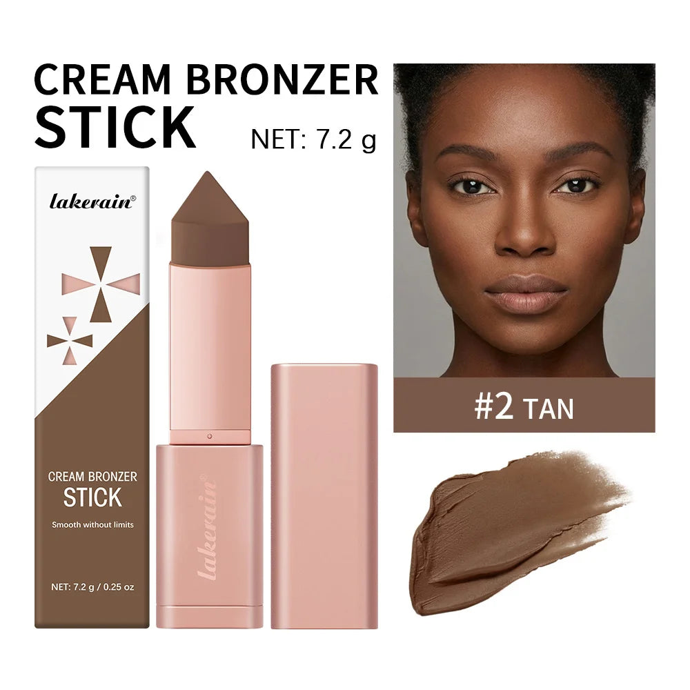 Cream Bronzer & Contour Stick 2-in-1 | Instant Depth