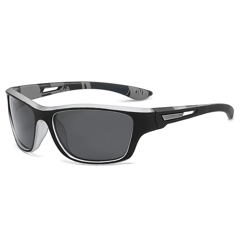 Men’s Polarized Sports Sunglasses with Rope – UV400 Outdoor Driving & Hiking Eyewear
