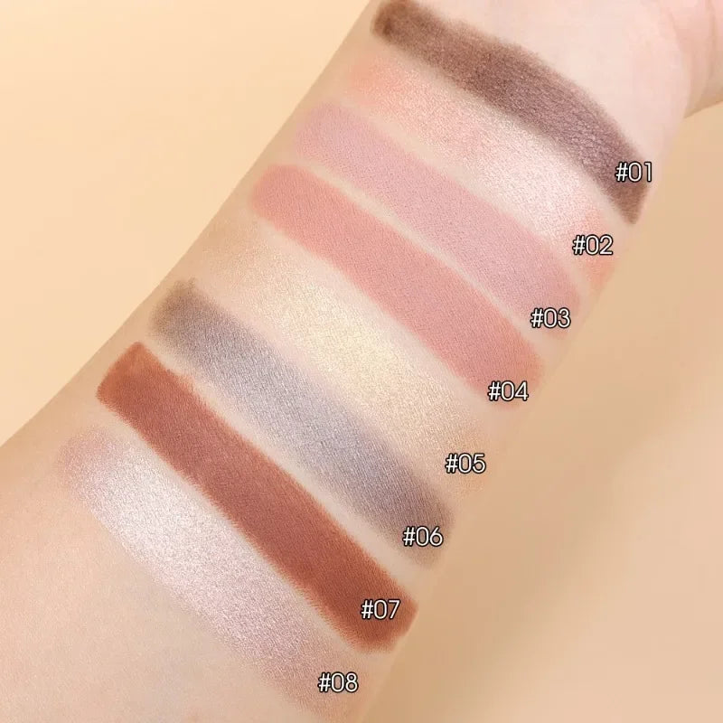 Matte Glitter Eyeshadow Stick Makeup Pearlescent Brighten Lying Silkworm Eyeliner Highlighter Lasting Eye Shadow Pencil Cosmetic