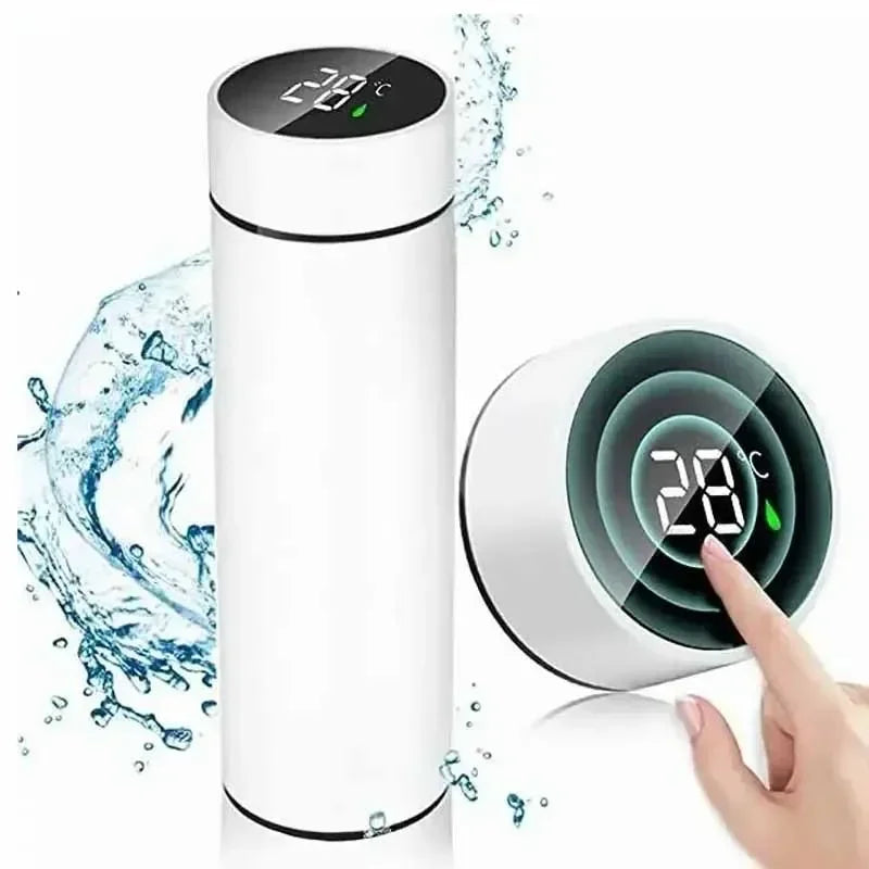 500Ml Bullet Double-Layer Stainless Steel Vacuum Thermos Coffee Tumbler Travel Mug Water Bottle Tea Infuser Bottle