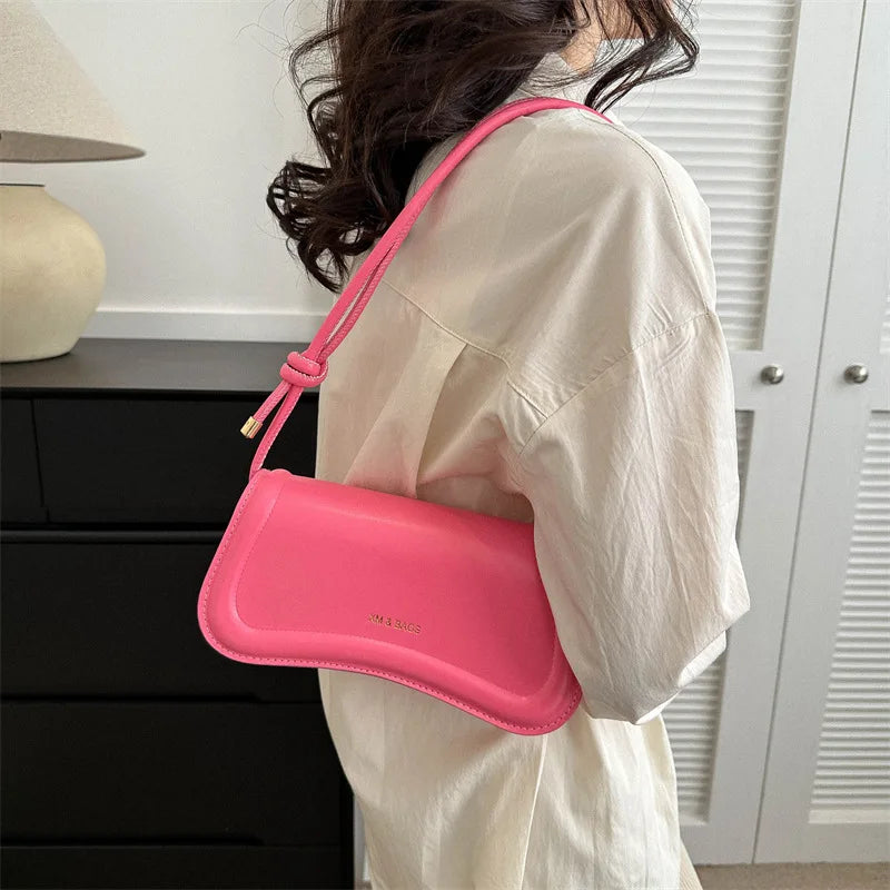 Fashion PU Leather Armpit Bag – Women’s Shoulder Tote Handbag