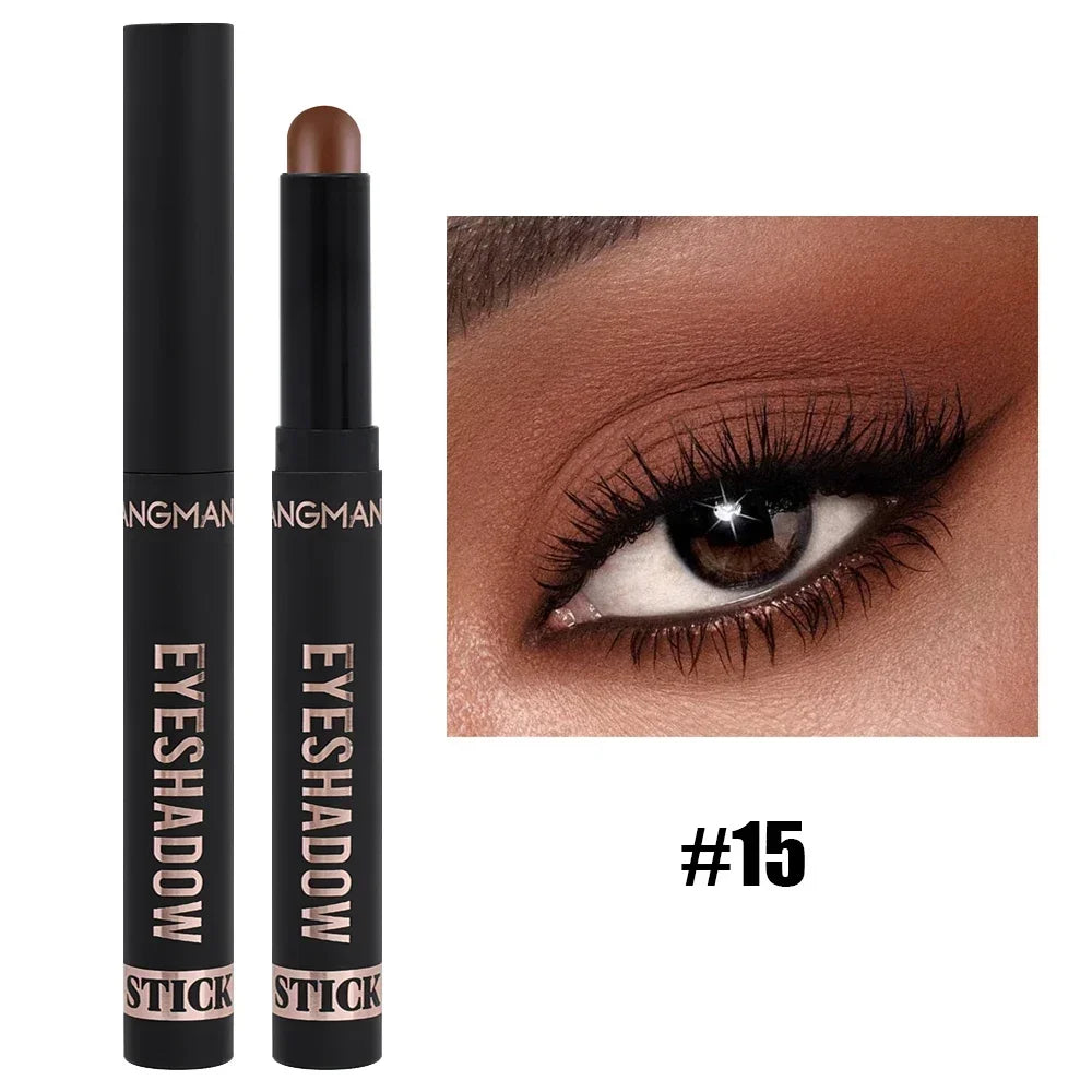 Matte Glitter Eyeshadow Stick Makeup Pearlescent Brighten Lying Silkworm Eyeliner Highlighter Lasting Eye Shadow Pencil Cosmetic