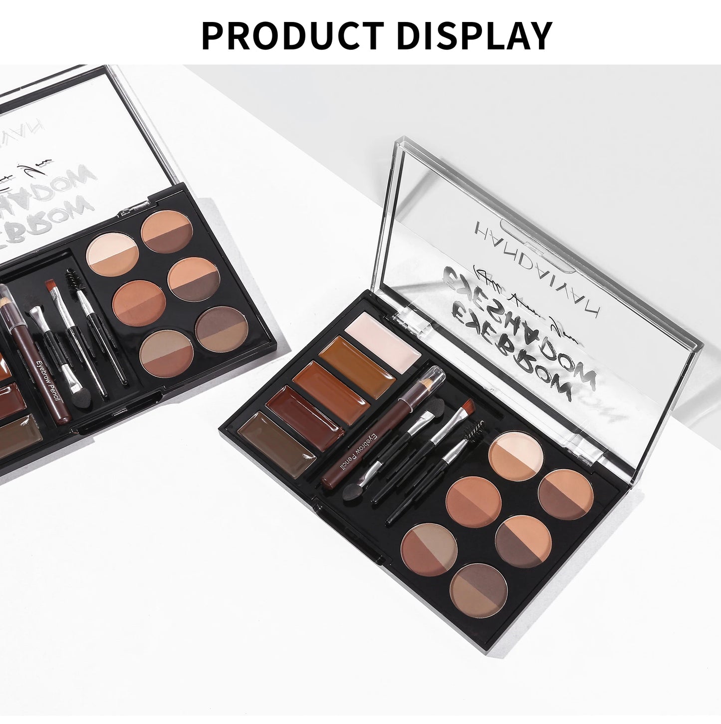 3-in-1 Eyebrow Pencil Powder Cream Kit High pigment Palette Long-lasting easy-to-color women Eyes Cosmetics