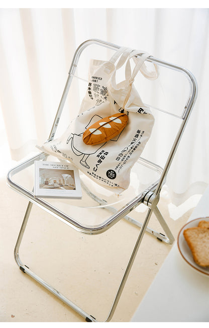 Eco-friendly Shopping Bag Lovely Bread Pendant Storage