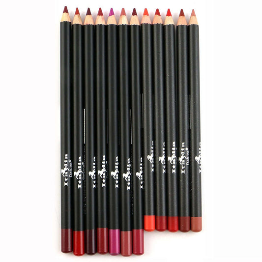 12Pc  Ultra Fine Lip Liner Set of 12 Color