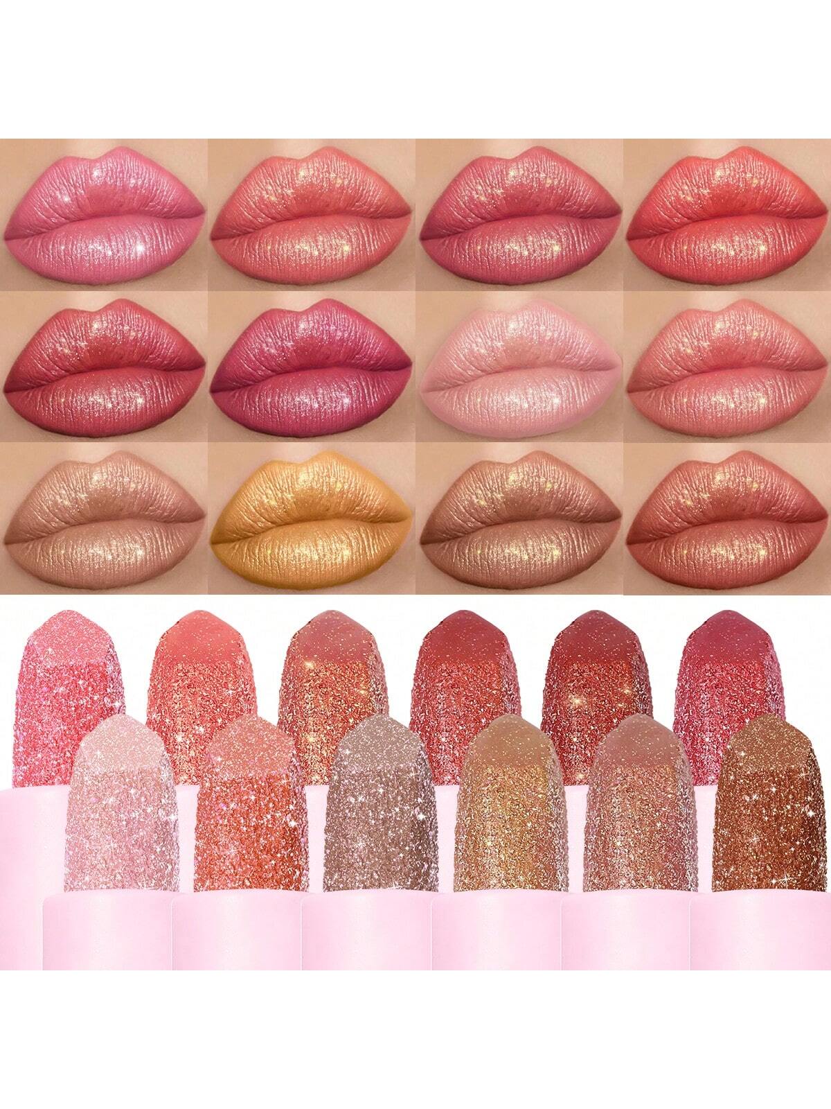 moisturizing glossy lipsticks in assorted colors