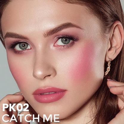 Silky Cream Liquid Blush,Leaving a Matte Dewy Makeup Look,Easy to Apply and Create a Natural Flush,Long Lasting and Lightweight Cheek Blush Face Makeup,Catch ME