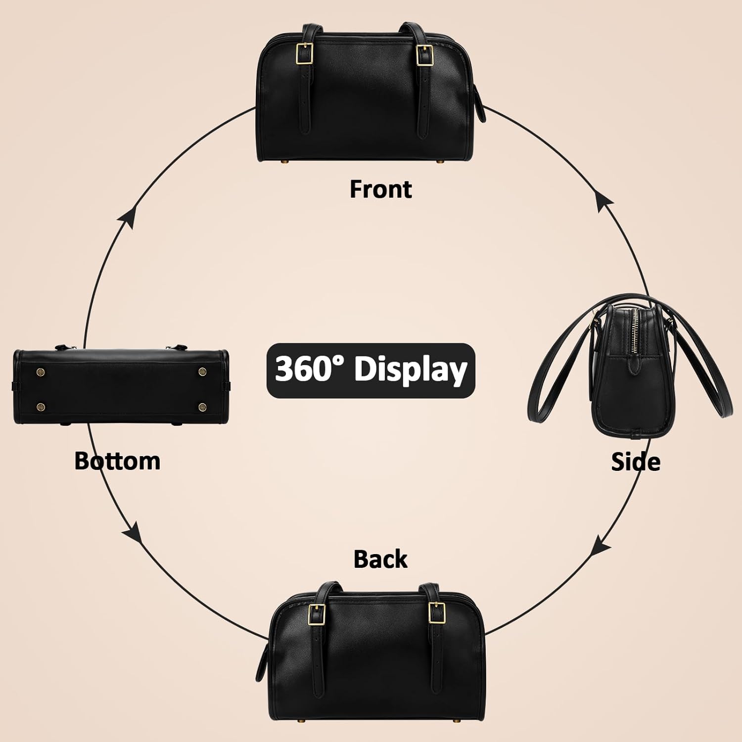 Swing Bag, Zip Shoulder Bag Purse
