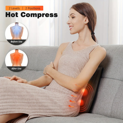 Heating Acupressure Neck Massager – Deep Tissue Kneading Electric Massager for Neck, Shoulder, Back & Legs