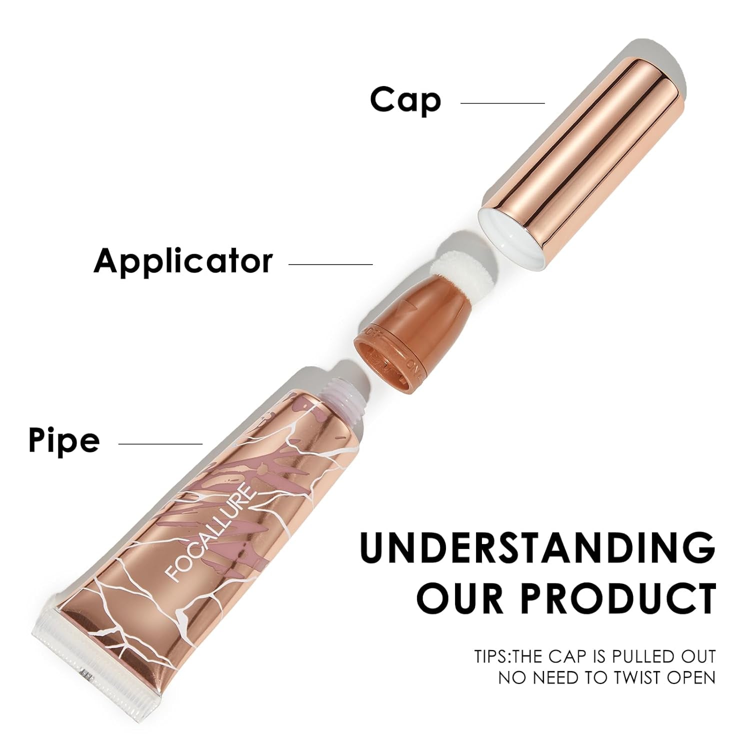 3 PCS Liquid Contour Stick,Moisturizing Highlighter,Blush and Bronzer,Silky Cream Contouring Pen with Soft Cushion Applicator,Long Lasting Face Illuminator Makeup,Bikini Beach