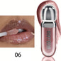 Beauty Moisturizing Lip Gloss with Shimmer - Hydrating Liquid Lip Shine Oil for Adult, Nourishing 3D Effect, Long-Lasting