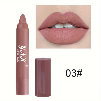 1PC Velvet Matte Lipsticks Pencil Waterproof Long Lasting Sexy Red Lip Stick Non-Stick Cup Makeup Lip Tint Pen Cosmetic