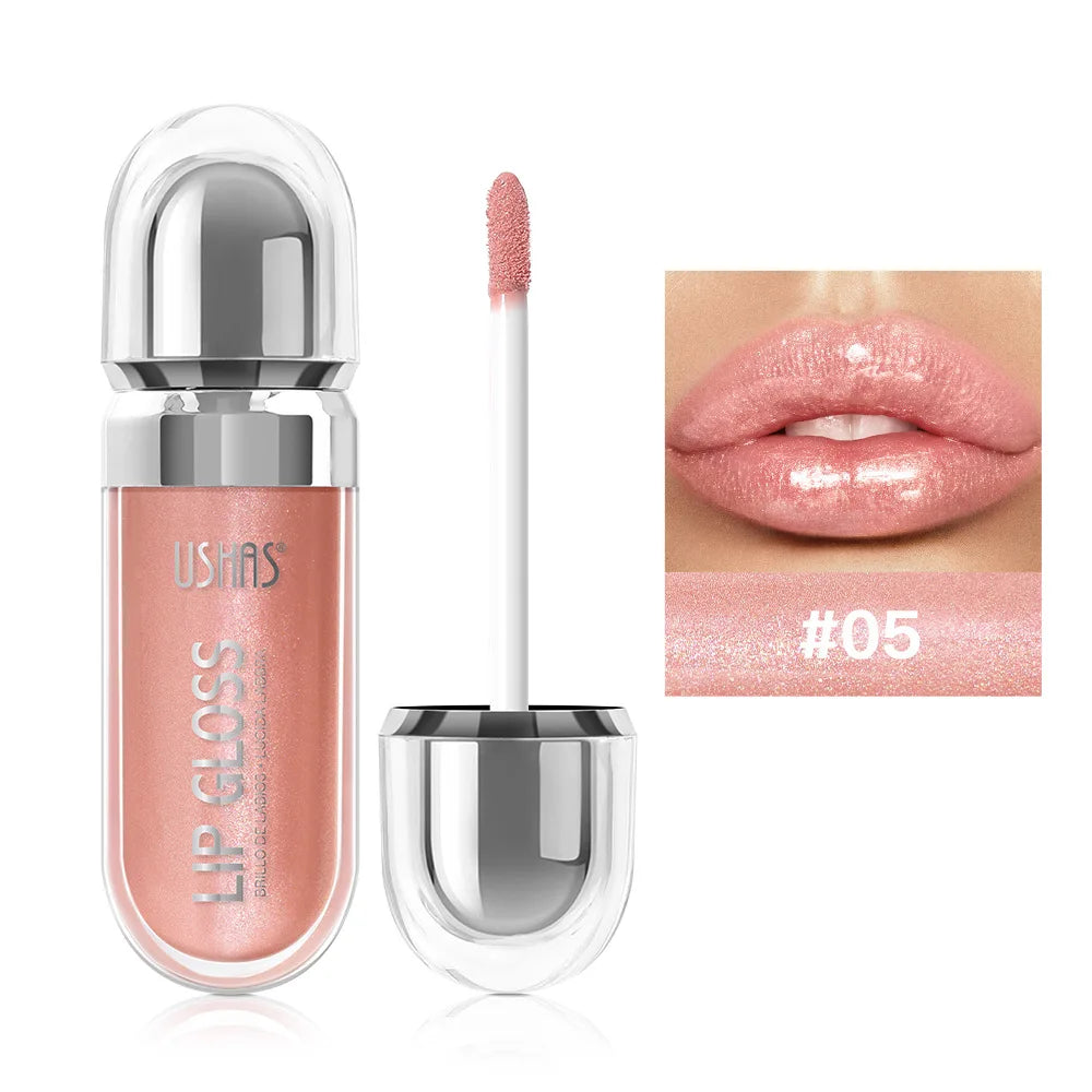 Mirror Fine Flash Liquid Lipstick – Pearlescent, Waterproof, Non-Stick, Long-Lasting Glossy Shine