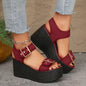 Sandals female super high heels heightening new summer fish mouth thick bottom slippers fashion muffin shoes women's shoes