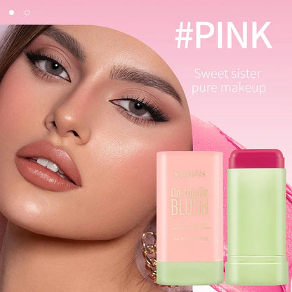 Cheek 3-in-1 Lip Tinted Moistured Blush Stick Silky Brighten Blush Cream Blusher Cosmetics Tubes Matte Contour Cosmetics New