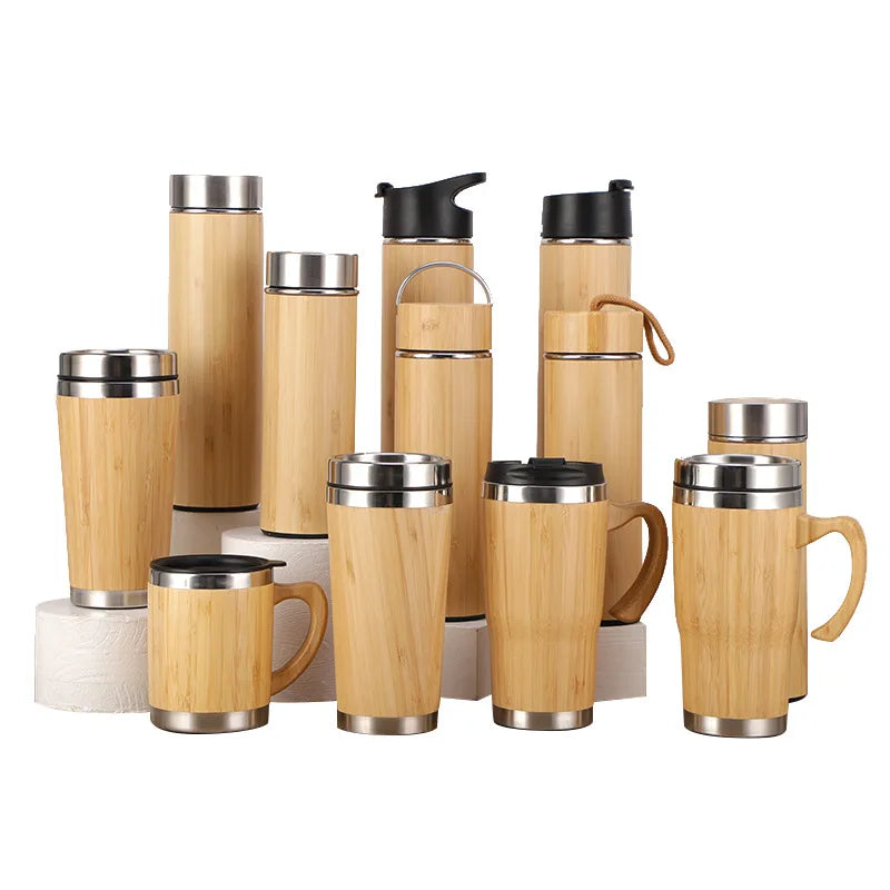 Personalized Bamboo Thermos