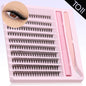 Eyelash Clusters Kit DIY Lash Extension Kit Lash Bond And Seal And Eyelash Tweezers With Waterproof Strong Hold