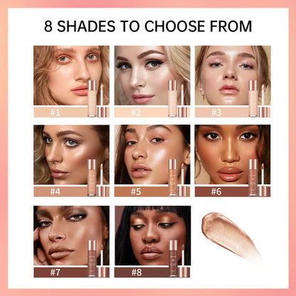 Halo Glow Liquid Filter – Liquid Highlighter & Bronzer for Face & Body