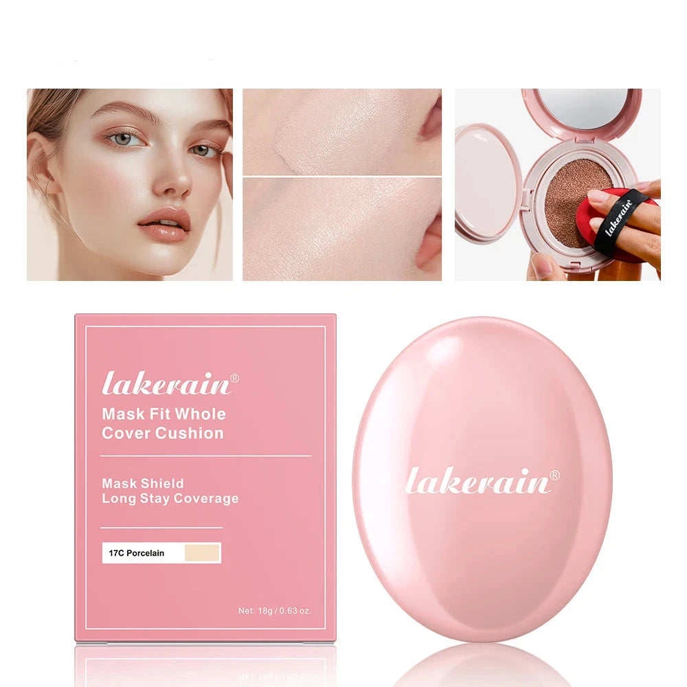 Semi-Matte CC Cream Cushion – Natural Concealer & Long-Lasting Foundation