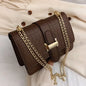 Tote Handbags Chains Shopper Clutch Handbag Winter Large Shoulder Bags for Women Stone Pattern PU Leather Crossbody Bags