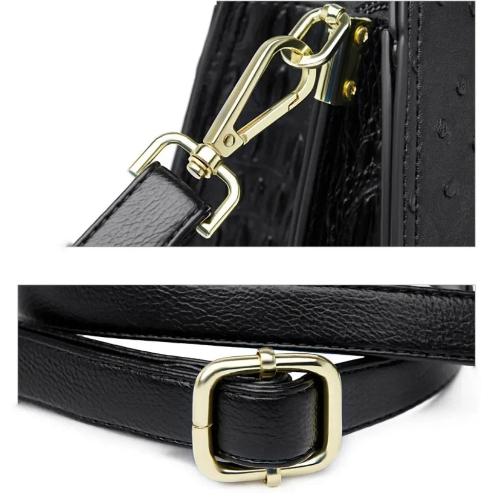 3-layer Women Single Shoulder Bag Soft Leather Designer Handbag Brand Tote Bag Large Capacity Casual Women Handbags