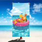 Print Sea Beach Towel Quick-Dry Washable Beach Towels Sandproof Portable Beach Towels  For Travel Swimming Camping Beach