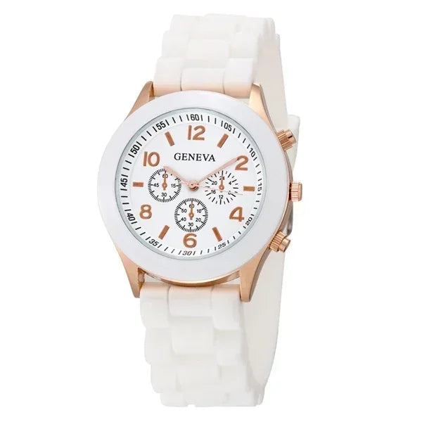 Women Watches New Fashion Luxury Brand Women's Watch Silicone Strap Quartz Wrist Watch For Female