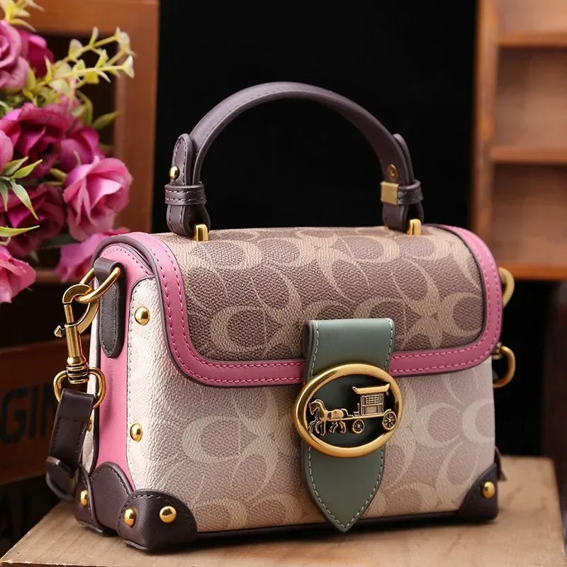 Small Square Bag for Women New Fashionable Handheld Small Bag Premium Single Shoulder Crossbody Bag