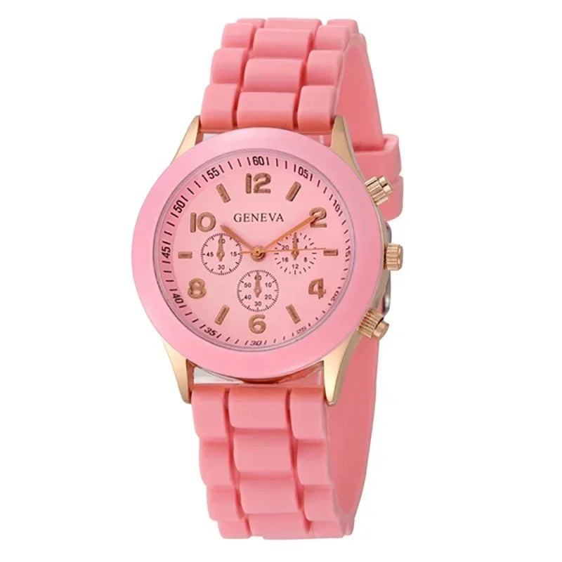 Women Watches New Fashion Luxury Brand Women's Watch Silicone Strap Quartz Wrist Watch For Female