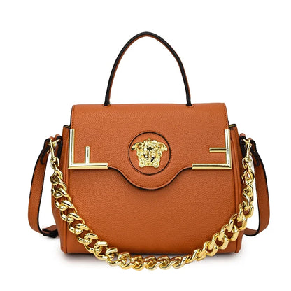 Women's Stylish Leather Shoulder Bag - Classic Elegant Ladies Crossbody Bag Handbags Fashion