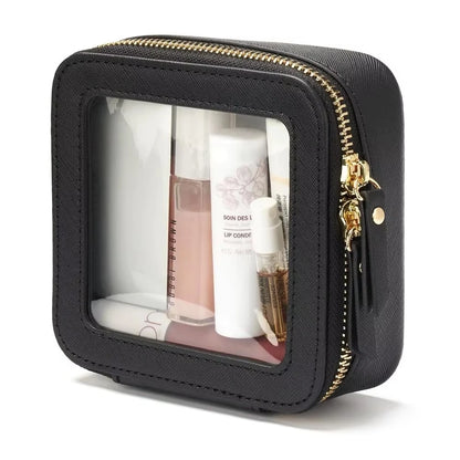 Travel Toiletries Bag Women Transparent Makeup Bags Cosmetic Bags with Zipper Waterproof Wash Bag Large Makeup Bag for Women