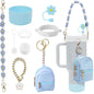 9PCS Cup Accessories Set Water Bottle Handle Strap Coin Purse Silicone Cup Boot Straw Cover for Stanley Cup 30oz & 40oz Tumbler