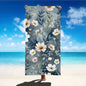 Print Sea Beach Towel Quick-Dry Washable Beach Towels Sandproof Portable Beach Towels  For Travel Swimming Camping Beach