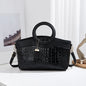 Fashion women's bag new crocodile pattern stylish handbag large capacity leisure mom single shoulder crossbody bag