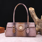 Multicolor Crocodile Pattern Fashion Handheld Stick Bag Large Capacity One Shoulder Underarm Bag Women's Luxury Handbag