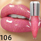 8-Color Glitter Shimmer Lip Gloss | Moisturizing Diamond Liquid Lipstick for Plump, Shiny Lips