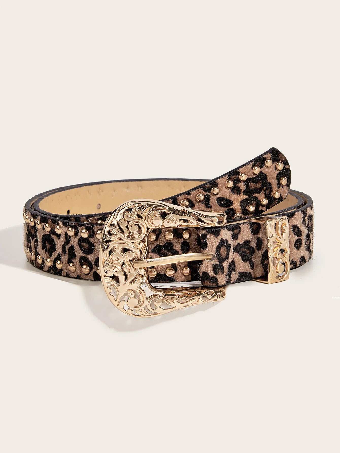 Western Brown PU Leather Leopard Women Belts For Women Cowgirl High Quality Luxury Brands Punk Accessory Wide Female belt