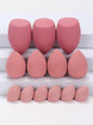 13 Large, Medium and Small Makeup Sponges, Which Become Larger When Exposed to Water, Do Not Contain Latex, Suitable for All Ski
