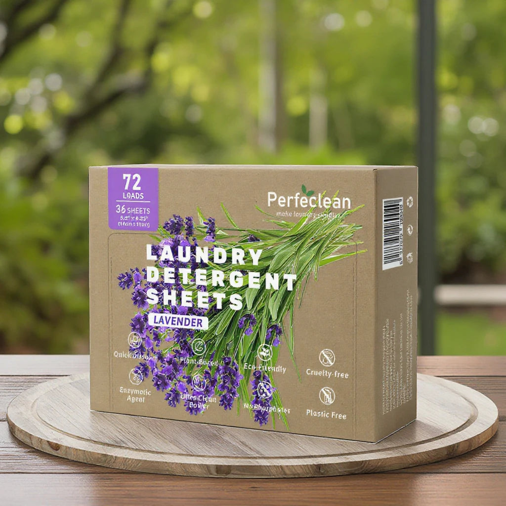 Perfeclean New trending biodegradable eco-strips laundry tablets laundry detergent sheets washing strips detergent