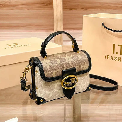 Small Square Bag for Women New Fashionable Handheld Small Bag Premium Single Shoulder Crossbody Bag