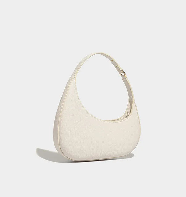 Women's Cervine Shoulder Bag Vegan Leather Top-Handle Handbag Shoulder Bag Cross-borderCrescent Bag Design Handbag Versatile Bag
