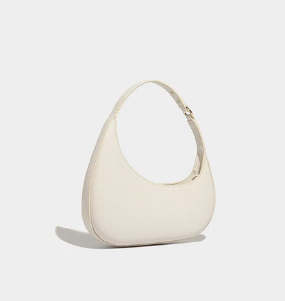 Women's Cervine Shoulder Bag Vegan Leather Top-Handle Handbag Shoulder Bag Cross-borderCrescent Bag Design Handbag Versatile Bag