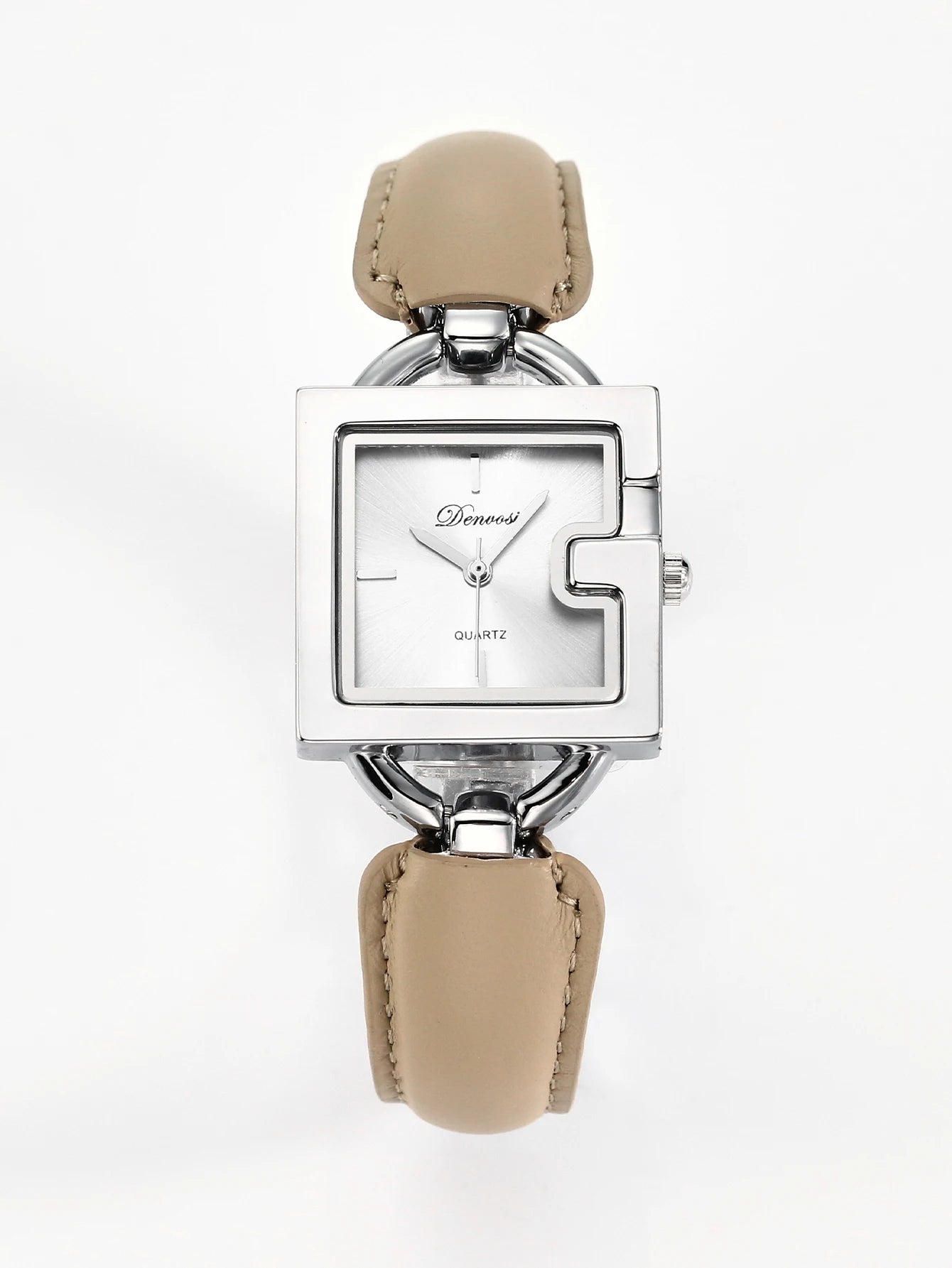 Ladies' square belt watch, simple and fashionable quartz watch, waterproof and luminous