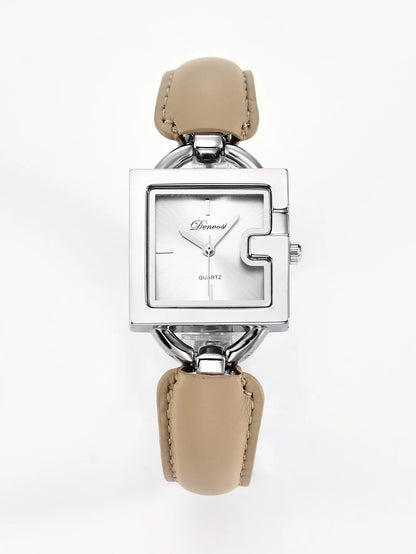 Ladies' square belt watch, simple and fashionable quartz watch, waterproof and luminous
