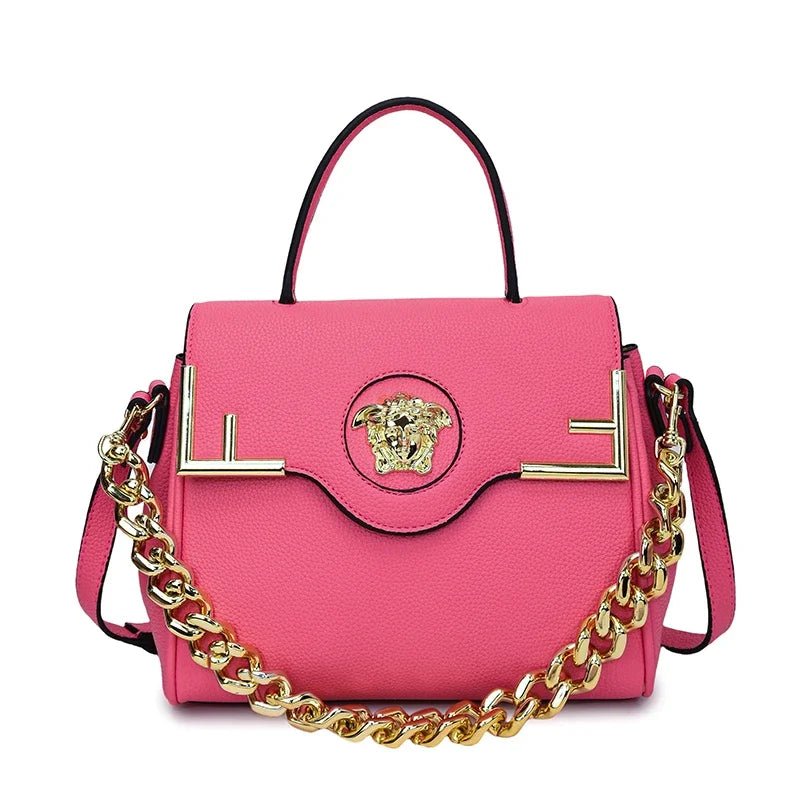 Women's Stylish Leather Shoulder Bag - Classic Elegant Ladies Crossbody Bag Handbags Fashion