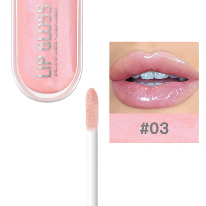 Glitter Lip Gloss Long Lasting Diamond Pearlescent Metallic Liquid Lipstick Moisturizing Lip Glaze Cosmetics
