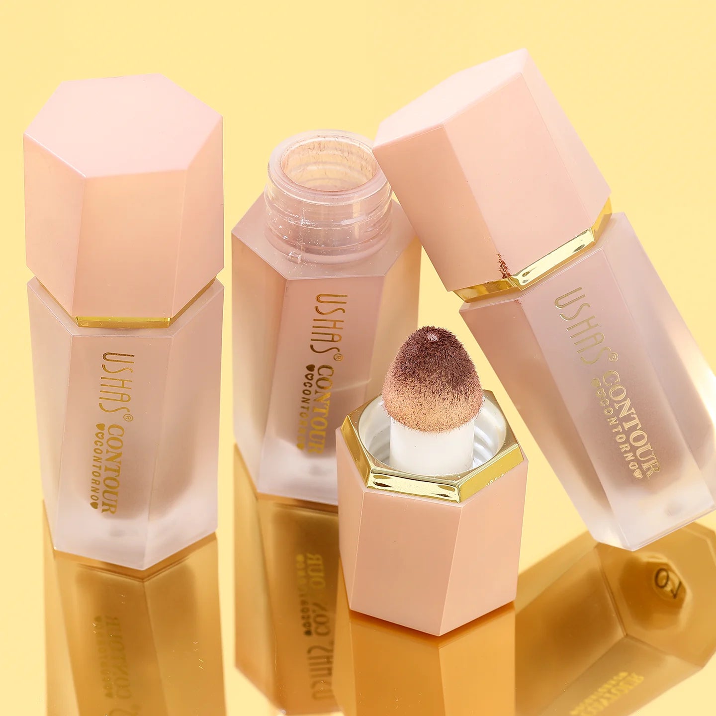 3 Color Sponge Head Concealer Long-lasting Moisturizing Foundation Dark Circles Freckles Acne Liquid Concealer Makeup